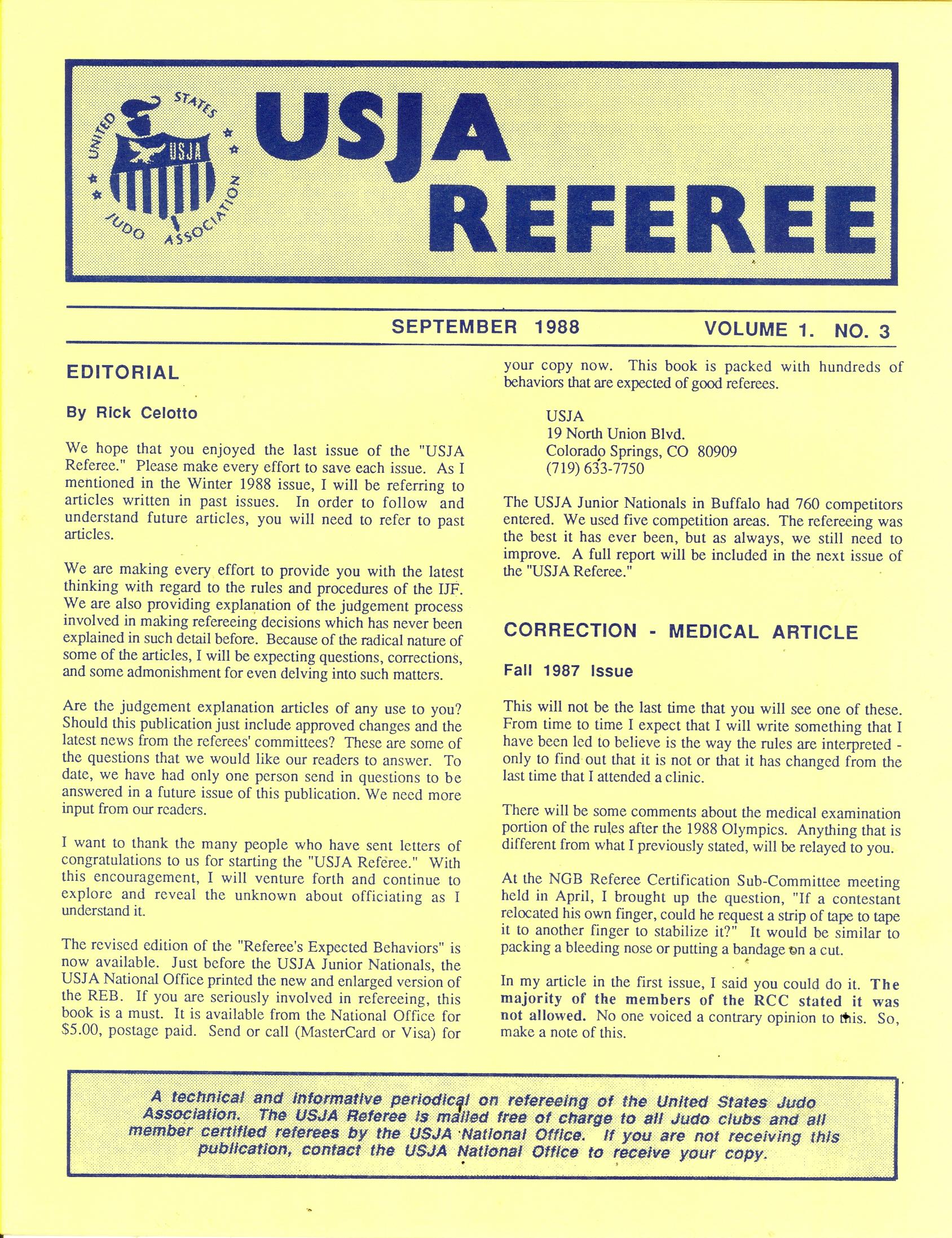 09/88 USJA Referee